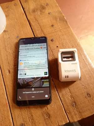 A picture of KYC phone