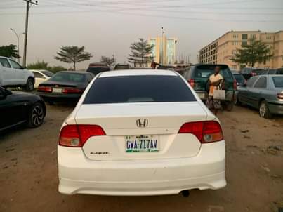 A picture of distress distress 2yrs used Honda civic 2007 Everything blessed Dry