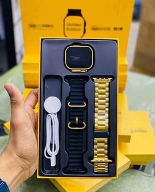 A picture of SMARTWACH ULTRA GOLDEN EDITION UBUNGO MAWASILIANO 0658739201
