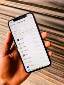 A picture of Iphone x at 520000 it s working perfect fece id