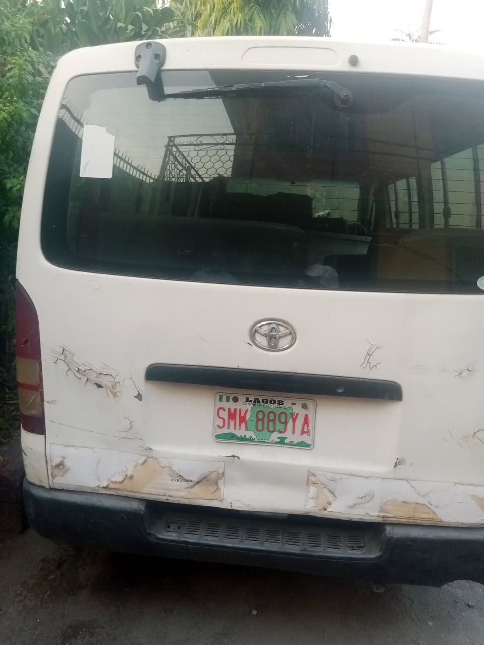 A picture of Toyota bus