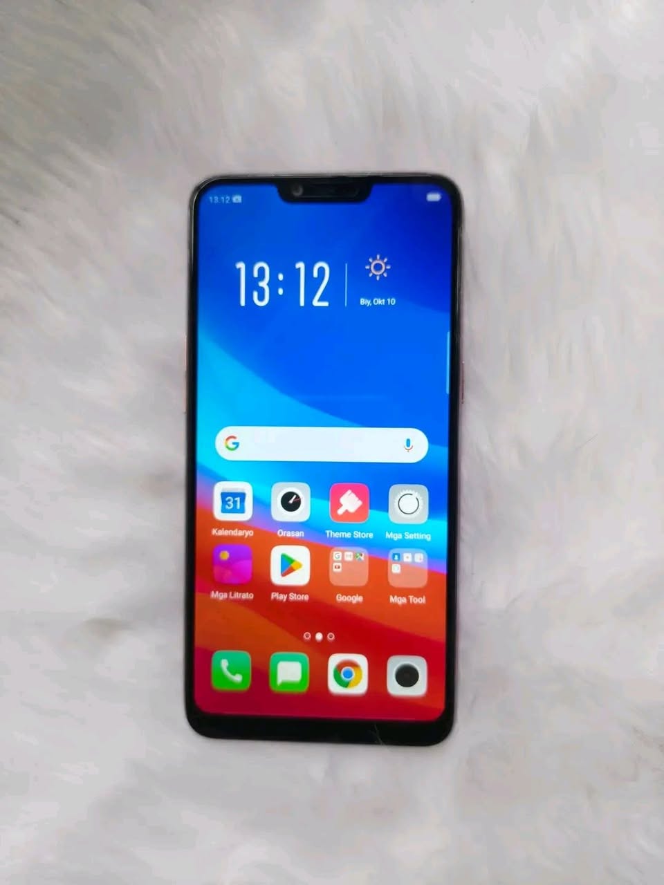 A picture of Oppo a3s clean