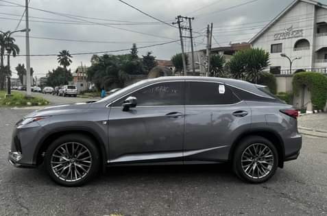 A picture of Accident free lexus rx350 Fsport 2022 model with red interior