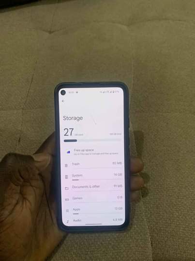 A picture of Google pixel 4a 5g