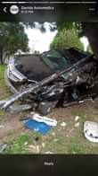 A picture of scrap cars