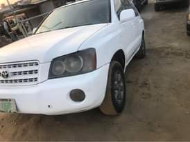 A picture of Registered 2004 model toyota highland