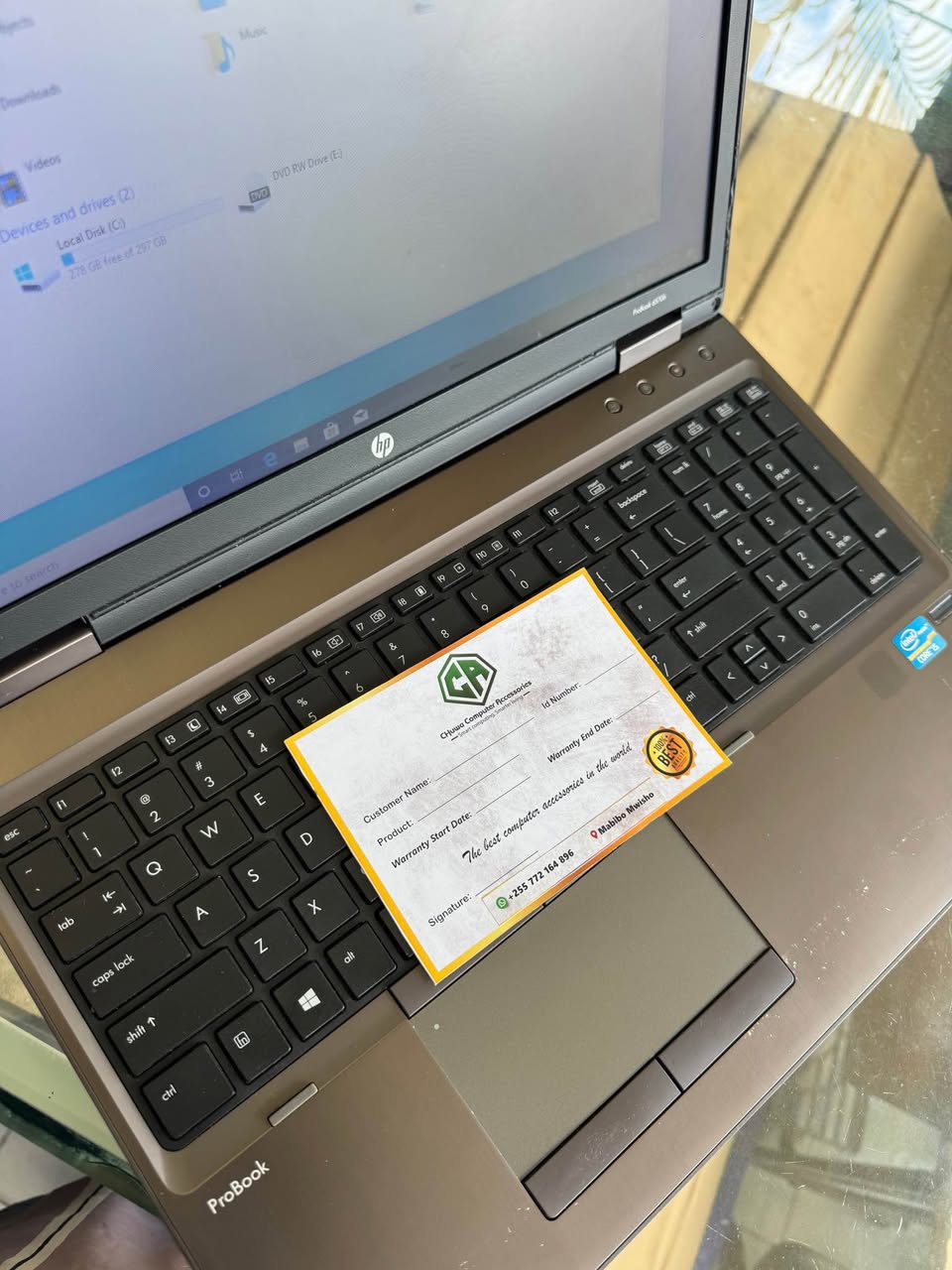 A picture of Hp probook core i5