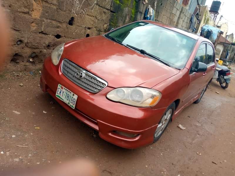 A picture of Toyota Corrola Sport 2007 model 4 sale Clean body and