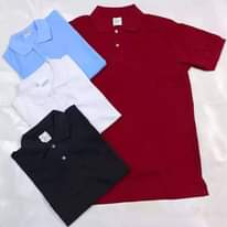 A picture of TISHERT ORIGINAL ZA DUKANI FORM SIX PLAIN NZITO COTTON AZICHUJI