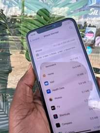 A picture of iPhone X Storage Gb256 Battery Health 100 TrueTone FaceID Bei