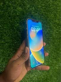 A picture of iPhone 12promax 128gib with Face ID
