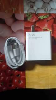 A picture of Brand new 67w charger for smart phone with original 6A