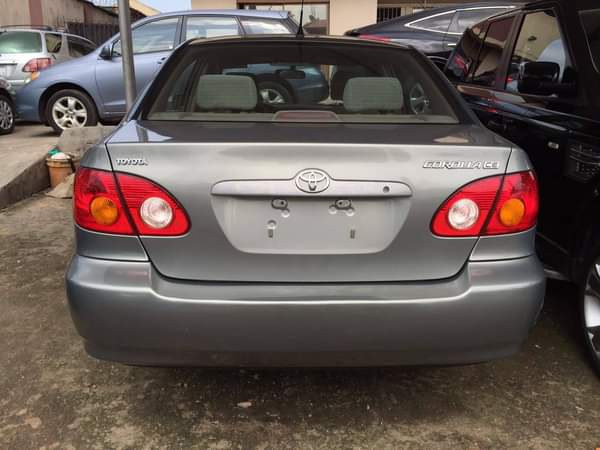 A picture of TOKUNBO Toyota Corolla YEAR MODEL 2004 TRANSMISSION Automatic CONDITION Buy