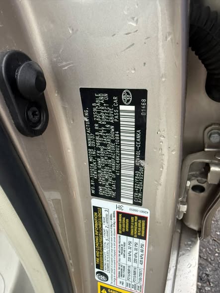 A picture of Foreign Used Toyota Camry 2008 Model Total Accident Free Last