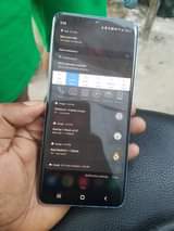A picture of Samsung S20 plus GB 128 Ram 8 single spot clean