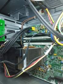 A picture of Hp computer core I5