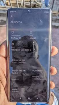 A picture of Mi Note 10 0675050134