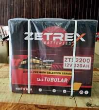 A picture of Zetrex Tubular Batteries