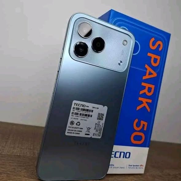 A picture of TECNO SPARK 50 AT 450 000 128GB STORAGE