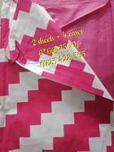 A picture of 100 pure Cotton Fitted bedsheets Restocked Till no. 664059 