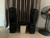 A picture of Home theater system for sale urgent call or Whatsapp on