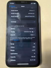A picture of iPhone 11