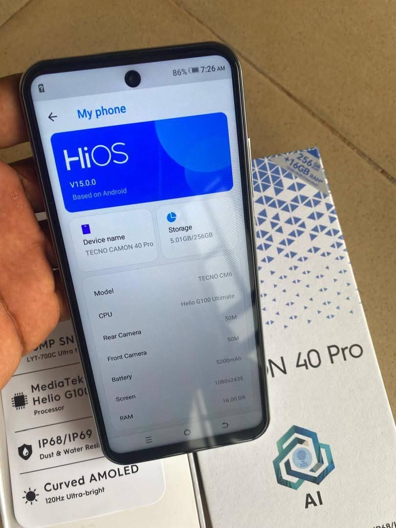A picture of CAMON 40 PRO