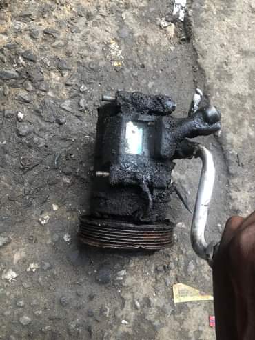 A picture of Inbox me for your car A C compressor WhatsApp or
