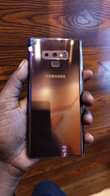 A picture of Samsung note 9 128gb storage 6gb ram call or whatsapp