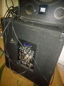 A picture of DMX SYSYEM AND ONE ELECTIC GUITER