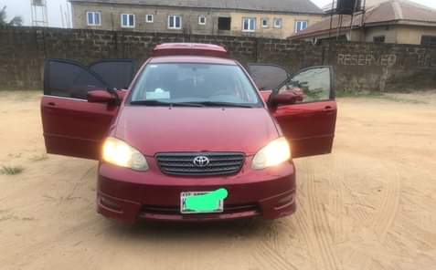 A picture of 10 months used Corolla sport 05 First user First registration