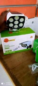 A picture of  SOLAR WALL LIGHT ZENYE MUONEKANO WA CCTV CAMERA 0687369088