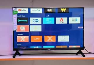 A picture of 32 Syinix Frameless Smart TV Designed by infinix