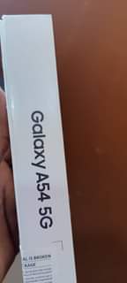 A picture of Samsung galaxy A54 on sale