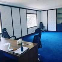 A picture of Wall to wall woollen carpets
