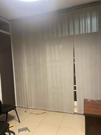 A picture of Office blinders curtains