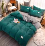A picture of Coral velvet Duvet sets