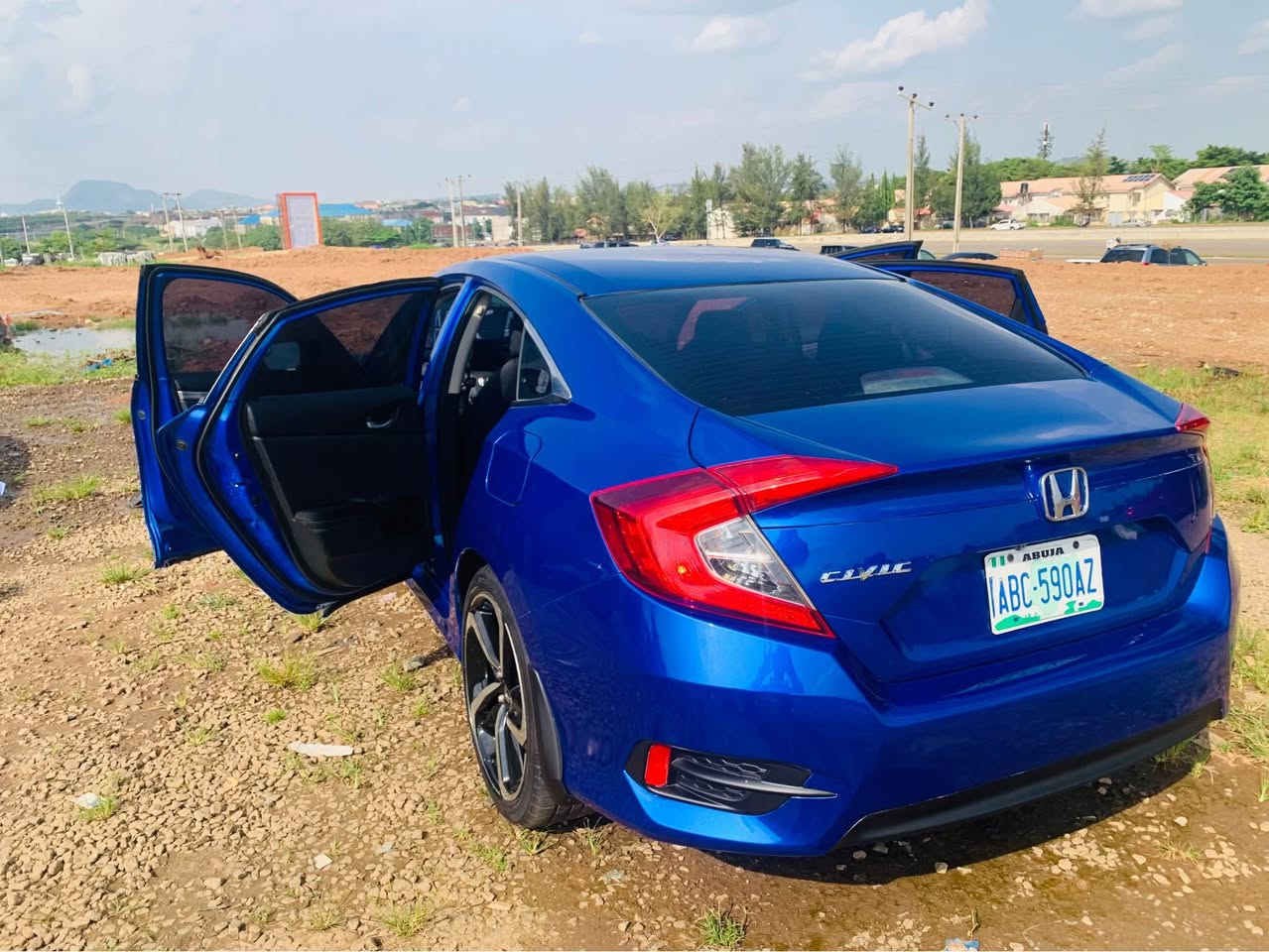 A picture of Honda civic 2018 model