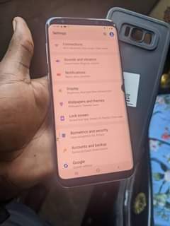 A picture of samsung galaxy s8 