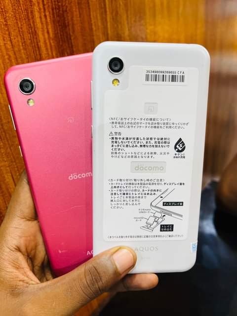 A picture of AQUOS SH 01L CLEAN WATER PROOF 32GB PRICE... 175 000....