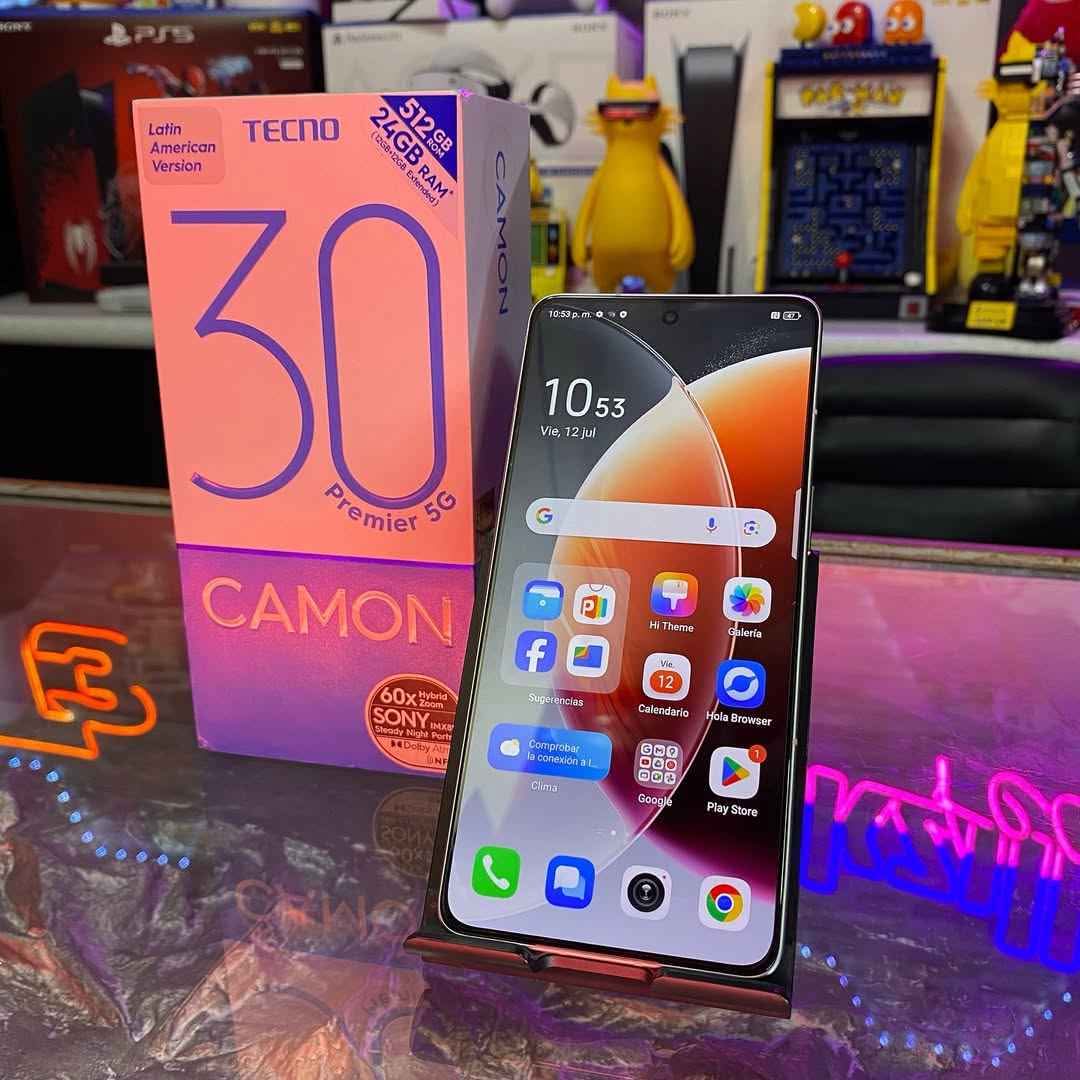 A picture of Tecno camon 30premier Storage 512gb 24gb ram