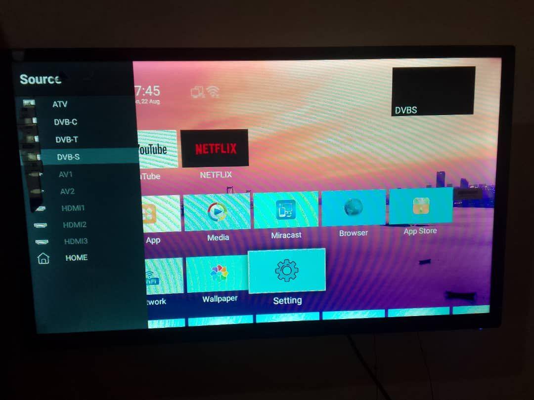 A picture of 32inch smart android