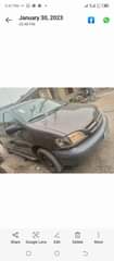 A picture of Toyota sienna LE year 1999 engine and transmission is work