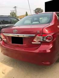 A picture of Toyota Corolla 2012 First flash on the body sweet interior