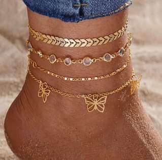 A picture of Vikuku anklets