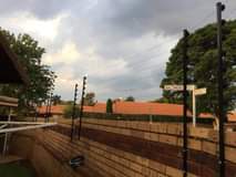 A picture of Dstv cctv gate motor electric fence installation intercom