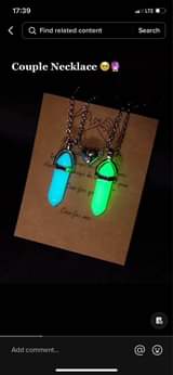 A picture of Glowing necklaces