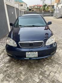 A picture of Distress distress 2003 Toyota Corolla with sound engine