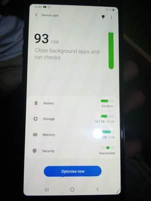 A picture of Samsung Galaxy A6