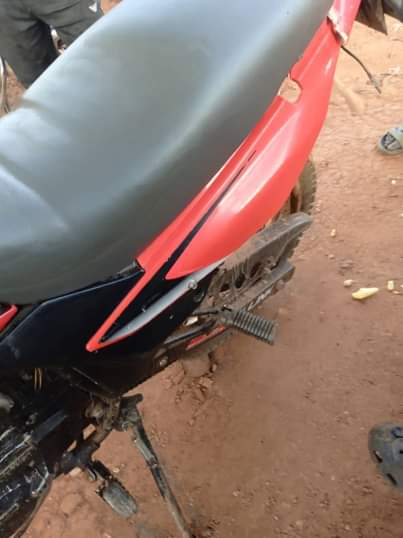 A picture of A motorbike